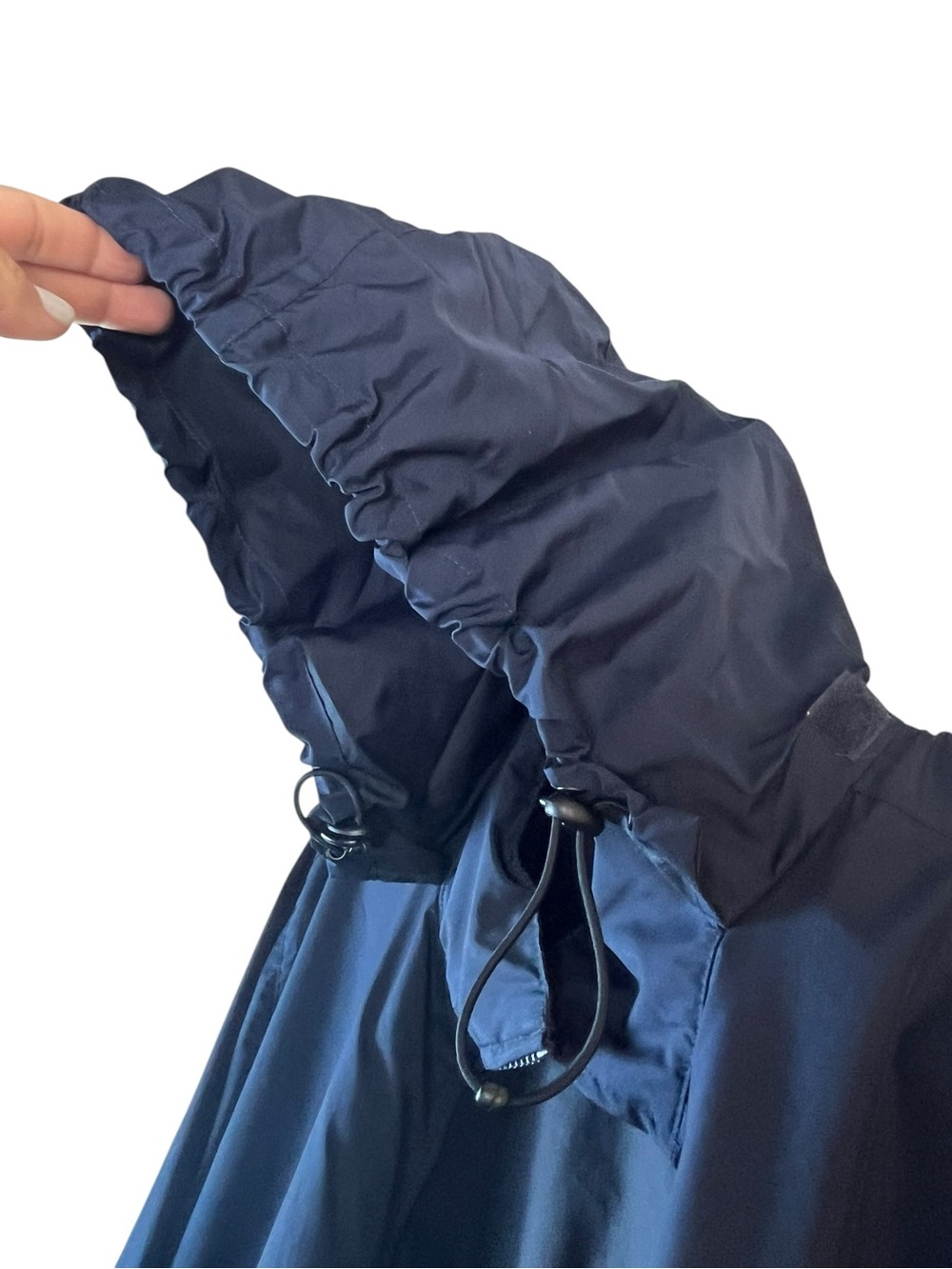 IZOD Men's Navy Windbreaker Jacket - Lightweight Water-Resistant size M. (C032) - Picture 8 of 10